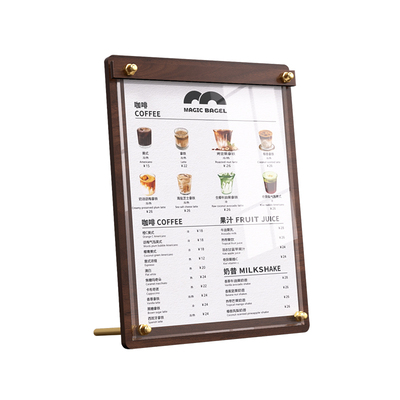 亚克力台卡价目表展示牌桌面立牌