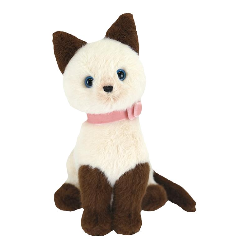 日本sunlemon仿真优雅猫咪玩偶