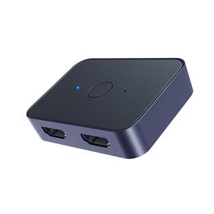 hdmi二进一出切换器分线器高清电脑音视频双向转换8k显示屏幕电视一进两出二合一拖二分屏器分配器一分二