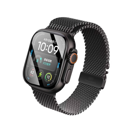适用苹果watch s12手表膜watchs11series10苹果s10保护i屏幕s11萤幕s12mon贴iwatch钢化apple贴膜applewatchs