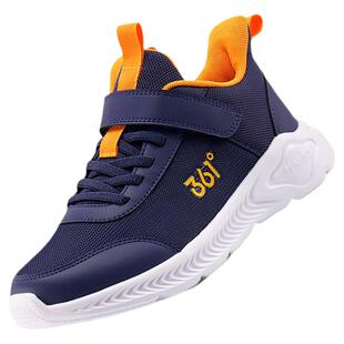 361度童鞋跑鞋男女童夏季网面透气中大童鞋子薄款网孔儿童运动鞋