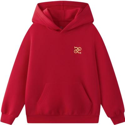 【春晚联名】MQD童装巳巳如意红色卫衣儿童新年男女童同款亲子装