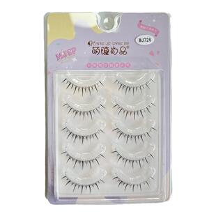 萌睫尚品假睫毛整条一片式726女自然仿真小恶魔漫画眼睫毛仙子毛