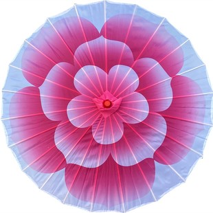 茉莉花开演出舞蹈伞舞台演出道具伞旗袍走秀伞绸布伞古典广场舞伞