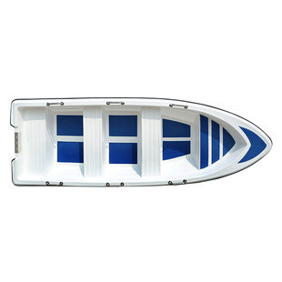 3.6米双层玻璃钢快艇加厚玻璃钢船冲锋舟抢险救灾游艇