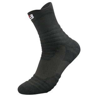 专业户外运动袜子大码毛巾底跑步男女中筒儿童加厚防臭精英篮球袜