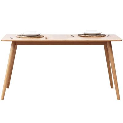 源氏木语橡木餐厅桌椅组合