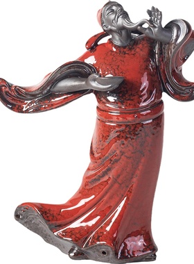 中式创意历史人物诗仙李白摆件