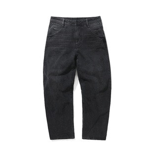 ABLE JEANS【弯刀直筒裤】新款男士宽松显瘦复古洗水弯刀牛仔裤