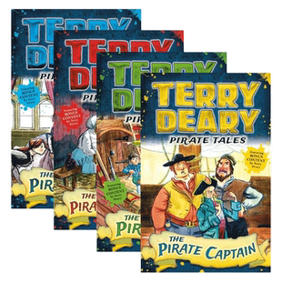 英文原版 Terry Deary's Historical Talesy Pirate Tales 海盗传说4册 儿童章节小说故事书 英文版 进口英语原版书籍