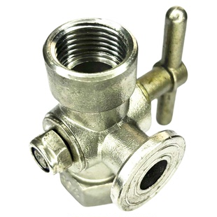 304不锈钢压力表三通旋塞阀 锅炉蒸汽阀耐用耐高压三通阀考克阀