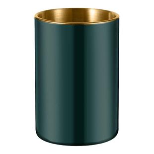 不锈钢烟灰缸家用带盖创意个性潮流客厅卧室复古风绿烟灰缸防飞灰