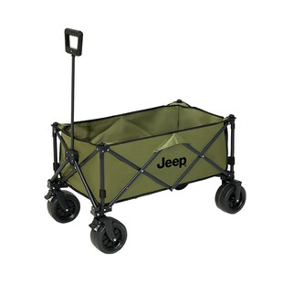JEEP户外折叠推车营地车野营露营便携式手拉拖车拉杆车野餐桌板