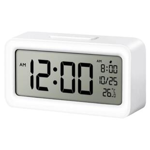 得力闹钟学生专用2024新款起床神器闹铃智能电子时钟桌面儿童男女