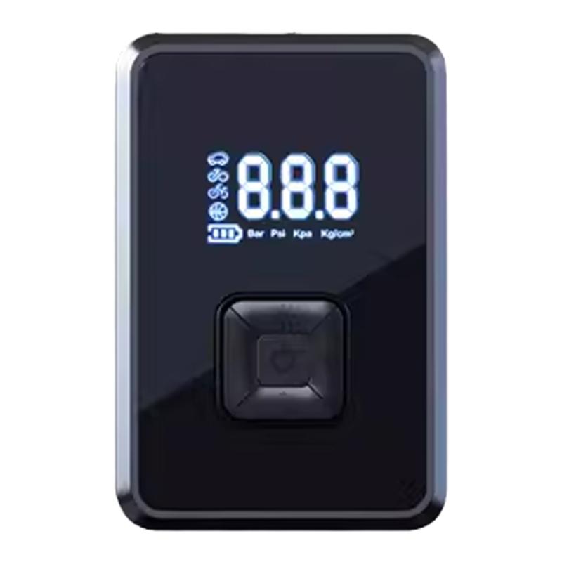 得力车载充气泵汽车轮胎打气泵自行车电动打气筒高压便携式打气筒