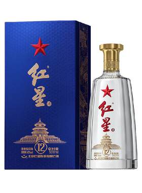 红星二锅头蓝盒43度清香型500ml