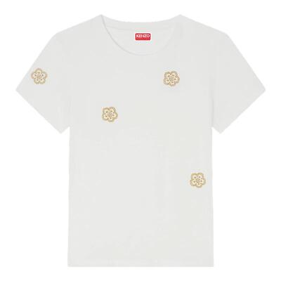【季末特惠】KENZO 26春夏新品 女士BOKE海棠花T恤衫