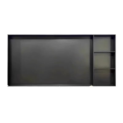 铝合金电视壁龛75/85/100寸嵌入式金属悬浮电视背景墙装饰电视柜