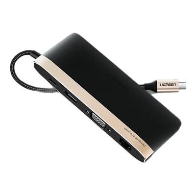 绿联（UGREEN）Typec扩展坞USB-C转HDMI转接头适用苹果笔记本电脑USB多接口拓展器手机接电视桌面一拖9分线器