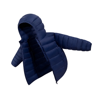 班尼路男童棉服秋冬款2025新款男大童轻薄连帽外套儿童保暖冬装P