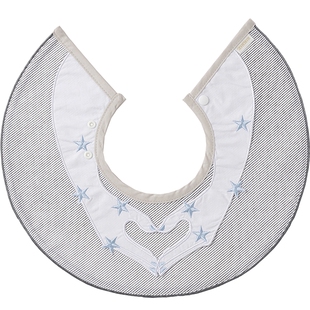 MARLMARL新生婴儿围兜口水巾可旋转吃饭围嘴可爱装饰领collet06