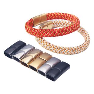 编绳尾扣磁吸扣 手链扣头磁铁扣配件材料 龙鳞编手绳扣头扣子塔扣