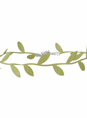 绿蔓藤叶仙女气质小清新颈带