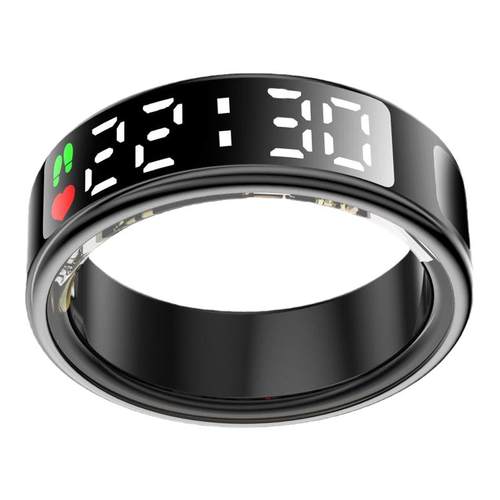 智能戒指心率血氧睡眠赞念计数刷视频防水显示时间smart Ring拍照