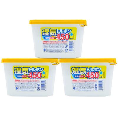 日本小久保除湿盒防潮防霉干燥剂衣柜吸湿盒除湿神器*3盒进口空气