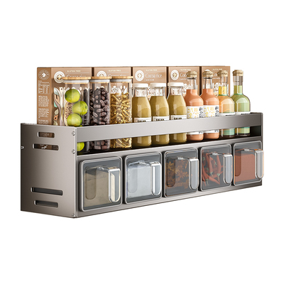 厨房调料置物架免打孔壁挂