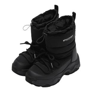 Discovery探索户外厚底防寒增高保暖短靴男女情侣25冬新品
