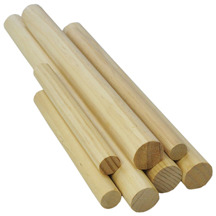 圆木棒松木棍细木条DIY手工模型材料建筑模型圆木条圆柱支持定做