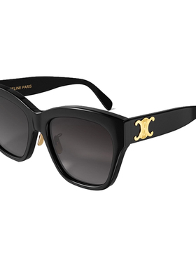 CELINE思琳墨镜女显脸小凯旋门时尚大框太阳镜TRIOMPHE 40253F