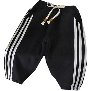 儿童运动裤加绒加厚男童女童秋冬宽松休闲束脚薄绒保暖裤子一体绒