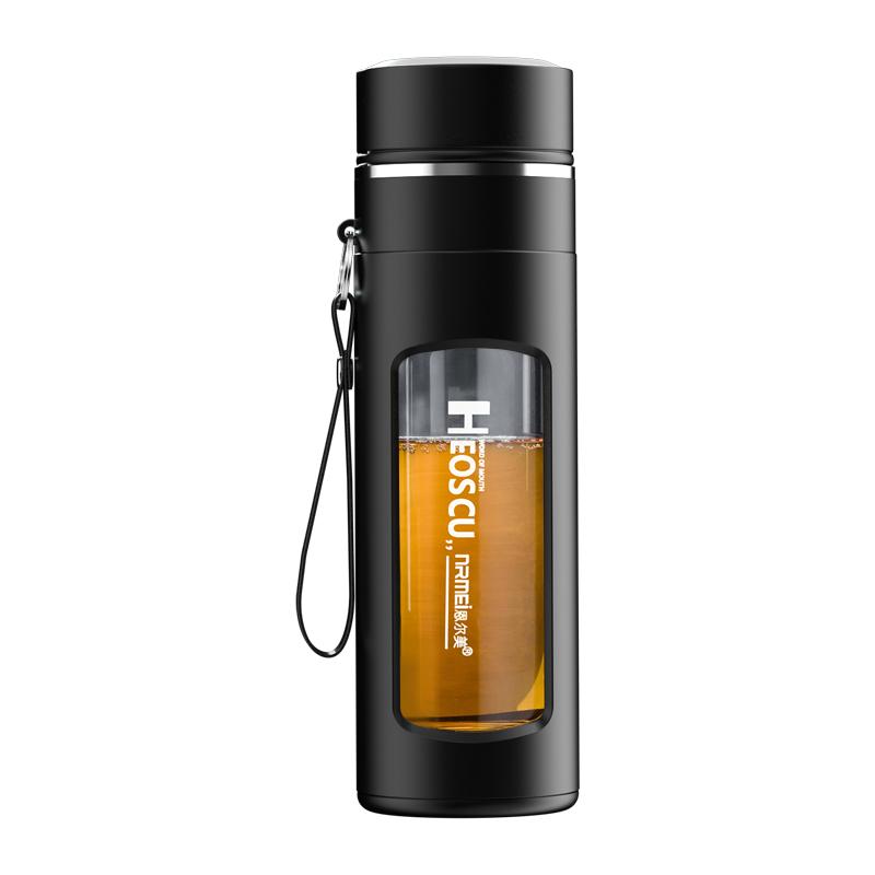 男士高硼硅玻璃杯茶水分离泡茶杯