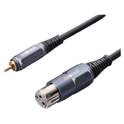 秋叶原RCA莲花转卡农卡侬音频线