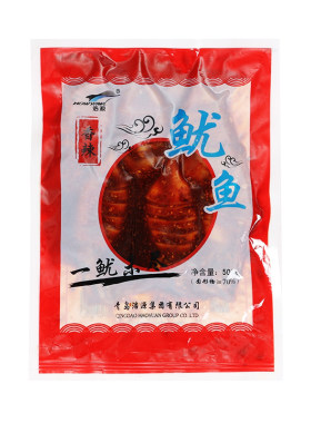 香辣大鱿鱼500g即食海鲜零食