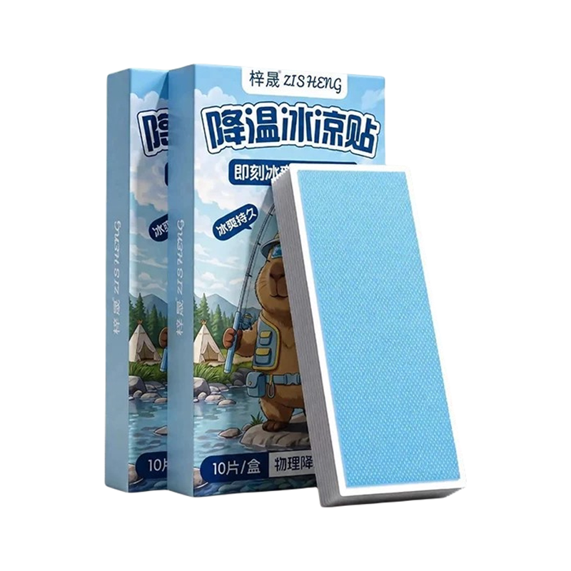 降温冰凉贴冰贴清凉夏季提神解暑退热贴手机散热贴夏天冰敷降热贴