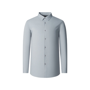 杉杉衬衫男士长袖结婚衬衣2025春秋季新款中年商务休闲白衬衣黑色