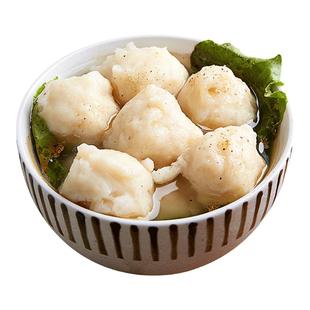 潮汕墨斗丸新鲜正宗手工鱼丸火锅烧烤食材商用批发潮兴记墨鱼丸