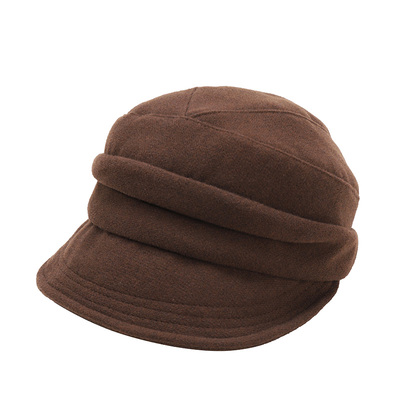 芝士商店~美拉德褶皱洋气马术帽