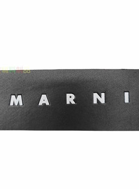 现货菱格针织牛皮marni补丁皮标