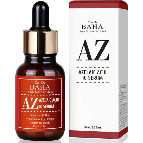 Cos De BAHA AZ10%壬二酸精华痘痘肌肤专用护肤品祛痘印修复淡化