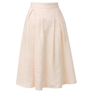 纻衣天丝提花A型半身裙2026新款春装文艺通勤设计气质优雅中长裙