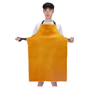 牛皮电焊围裙耐磨隔热防烫耐高温防护衣工作服焊工氩弧焊反穿衣