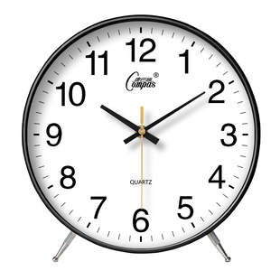 康巴丝轻奢台式座钟客厅家用时尚桌面时钟摆件卧室静音摆钟台坐钟