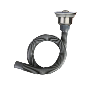 厨房下水道管子洗菜盆池洗碗槽池盆水槽下水管配件单槽排水管软管