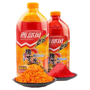 【2瓶9折】西部风正品酒米老坛维他米红黄大小碎米打窝子钓鱼饵料