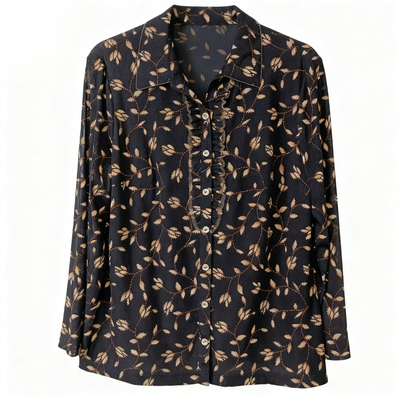 中年妈妈夏装台湾纱速干衬衫