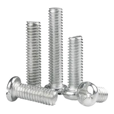 镀锌十字圆头螺丝钉盘头螺栓